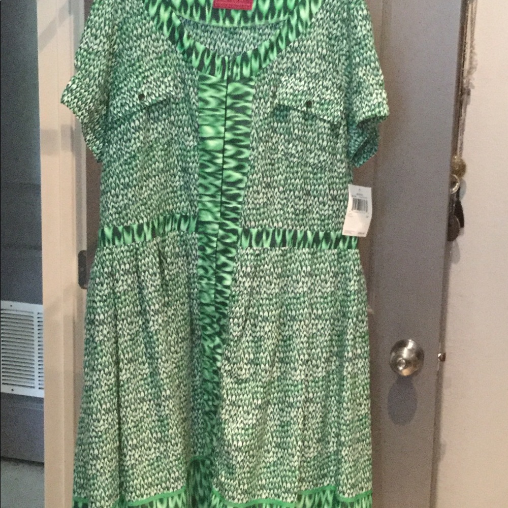 Melissa Masse Green Dress